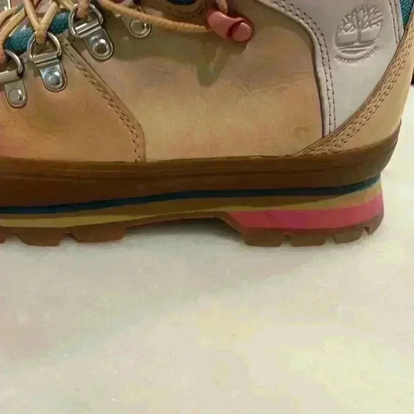 Timberland tims multicolored women’s shoes sz 7 pink purple tan rare! - Picture 13 of 13